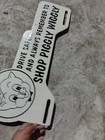 Porcelain Piggly Wiggly Enamel Sign Size 11  X 24  Inches