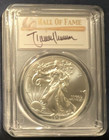        Randy Johnson 2015 Silver Eagle Dollar Pcgs Ms69 Baseball Hall Of Fame Auto    