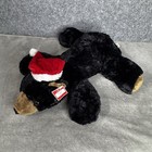 Dan Dee Collectors Choice Floppy Pal Christmas Black Bear Plush Pillow 24 