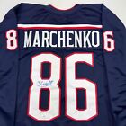 Autographed signed Kirill Marchenko Columbus Blue Hockey Jersey Jsa Coa