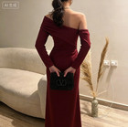 Evening Dresses Prom Gowns One-shoulder Formal Occasion Long Elegant Women Dress