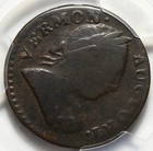 1788 Vermont Colonial Copper Coin  Bust Right  Rr-23  pcgs Vg-10 