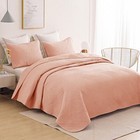 Queen Quilt Set Soft Lightweight Quilts Bedspreads Coverlet With Embossed Pat   