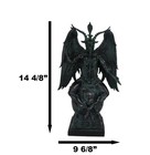 15 h Baphomet Sabbatic Goat Idol Occultic Statue Figurine Maxine Miller