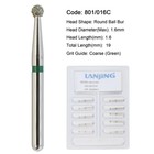Dental Diamond Burs Fg Surgical Long Round Ball Friction Grip High Speed 801l