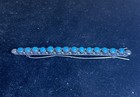 Vintage Native American Sterling Silver   Turquoise Hair Clip