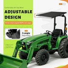 Tractor Canopy Sun Shade Roof Top For Lawn Mower W 2 x2  2 x3  Rops Uv Protect