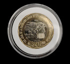  Mexico 20 Pesos Coin 2021 700 Anos Fundacion Lunar Mexico City Unc Moneda