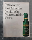 1987 Worcestershire Sauce Lea   Perrins White Wine Vintage Print Ad   Poster