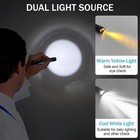 Rechargeable Medical Penlight Edc Led Flashlight W  Pupil Gauge For Doctor Nurse