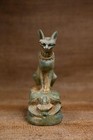 Bastet Statue Ancient Egyptian Antiques Goddess Of Home Artifact Figurine Bc