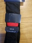 Chaps 100  Silk Neck Tie Solid Black Youth Kids Dressy