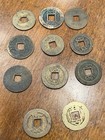 11 Each 1736-1795 Chinese Qing Dynasty Gao Zong Qian Long Tong Bao Old Cash Coin