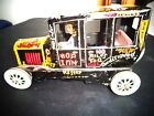 Vintage 1940s Marx Tin Jalopy Car Graffiti Litho Wind Up Toy Hippie Mobile Usa