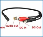 3 Pcs Security Mic Microphone For Cctv Security Camera Audio Surveillance
