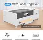 40w Co2laser Engraver And Cutter 5 x 12  Desktop 11 8 Ips Engraving Machine Us