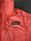 Patagonia Jacket Kids 10 Pink Quilted Puffer Full Zip Insulated Coat Winter