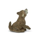 Wolf Pup Miniature Animal Safari Collectible Toy Figurine 2  L 2  H