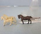 Miniature Horses For Horse   Wagon Toy Cracker Jack Die Cast Vintage