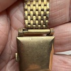 Girard-perregaux Vintage Square 10k Gold Filled Manual Wind Watch Bracelet