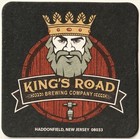 King s Road Brewing Co  haddonfield  Beer Coaster Haddonfield Nj