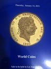 The New York Sale  jan  14 2021 Auction World Coins Catalogue 