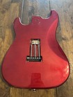 2005 Squier Stratocaster Body  red Flake 