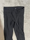 Athleta Girl High Rise Stash Your Treasures Tight Leggings Size 12 Large Black