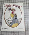 Mode Pratique Original With Pattern June 1914 French Fashion Magazine Supplement