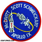 Apollo 9 - Official Nasa - Original Ab Emblem 3 75  Space Mission Patch - Mint