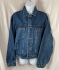 Vintage Tazmanian Devil Denim Jacket Large Usa Made Football