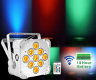  2  Best Par 60 White Rechargeable Wash Lights W  Wireless Dmx bag controller
