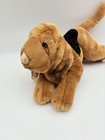 Animal Alley Hound Dog Plush Floppy Brown Hunting Puppy Brown Black Stuffed Toy 