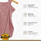 Mozah Muslin Nursing Cover Pale Mauve