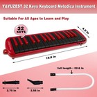32 Keys Melodica Instrument Soprano Air Piano Keyboard Pianica   Portable Key