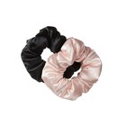 Scunci Pillowy Soft No Damage All Hair All Day Hold Scrunchies  Pink black