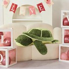 Giant Turtle Stuffed Animal 25 Inch Plush Pillow Green Soft Hugging Toy