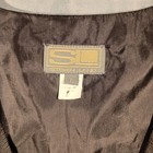 Steven Land Mens Brown Textured Wave Jacquard Formal Suit Vest Waistcoat Large