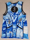 Sugoi Running Away Multisport Chicago Graphic Triathlon Top - Zip Singlet Medium
