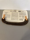 Vintage Accento Craft Smiley 10    Shoulder Handbag Handles For Purse - Brown