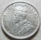 1936 Canada Silver Ten Cents Coin  Nice Grade Dime  rj206 