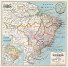 1929 Map Of Brazil Central American Cartography Brazilian Decor Poster Print