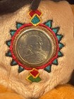 New Limited Treasures Sacagawea Dollar Coin Bear W tags Retired 2001 L  k