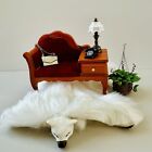 1 12 Scale Miniature Dollhouse Furniture Set     Living Room Sofa With Drawer