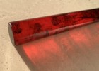Rare Vintage Translucent Marbled Bakelite Rod 11  Long  1  Thick  199 Grams