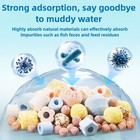 Zcyslper Bio Balls For Aquarium Filter Media Pond Material Black