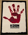 Korn Concert Poster By Emek Velvet Variant  15 20 Berlin 2 15 08 Bloody Hand Art