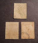 Canada Scott 115 116  117  Newfoundland  1919  1  2  3 Cent  Caribo Used  Stamps