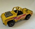 Vtg Mattel Hot Wheels Redline Baja Bruiser Yellow Enamel