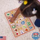 Melissa And Doug Lift And See Alphabet Wooden Peg Puzzle  26 Pcs  Toddler And